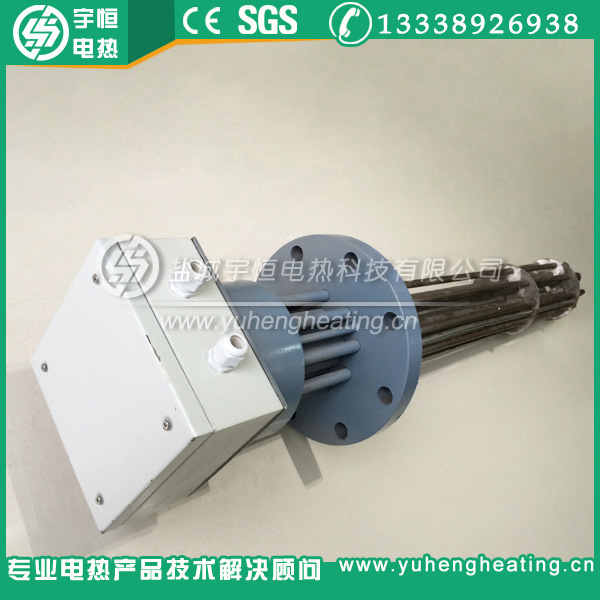 帶可調溫防爆接線盒法蘭加熱管