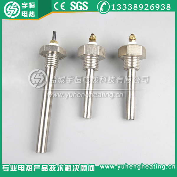 接殼式單端絲扣不銹鋼加熱管