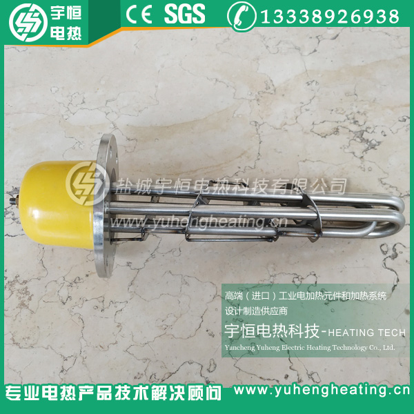 小型高溫法蘭電熱管