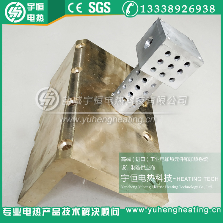 帶接線盒直角鑄銅加熱板