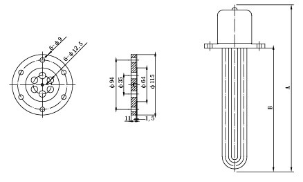 SRY2-3 管狀電加熱器
