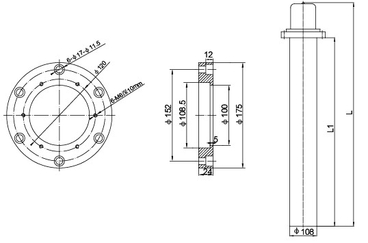 SRY6-4/SRY6-5/SRY6-6/SRY6-7護套式加熱器